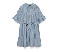 VERO MODA Robe-chemise 'VMElena' opal / bleu-gris / blanc, Taille 36