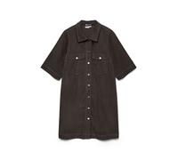 VERO MODA Short Corduroy Dress Vmfenja Noos Robe Courte en Velours côtelé 2/4, Gâteau au Chocolat, S Femmes