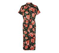 VERO MODA Robe-chemise 'VMLILLIAN' vert foncé / rosé / melon / noir, Taille 36