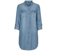 VERO MODA Robe-chemise 'VMSilla' bleu denim, Taille 44