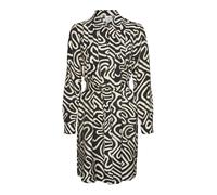 VERO MODA Robe-chemise 'VMVigdis' beige / noir, Taille 36