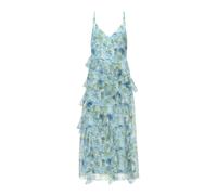 VERO MODA Robe d’été 'VMSmilla' bleu clair / olive / blanc cassé, Taille 34