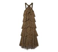 VERO MODA Robe de soirée 'FELICIA' beige / marron / noir, Taille 40