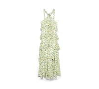 VERO MODA Robe de soirée 'VMFelicia' jaune / vert / blanc, Taille 36