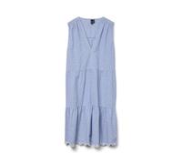 VERO MODA Robe décontractée sans Manches avec Broderie