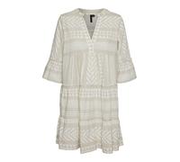 VERO MODA Robe 'Dicthe' beige / blanc, Taille 36