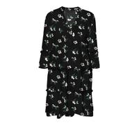 VERO MODA Robe 'EASY JOY' émeraude / poudre / noir / blanc, Taille 34