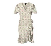 VERO MODA Robe 'Emma' jaune pastel / menthe / rose / blanc, Taille 38