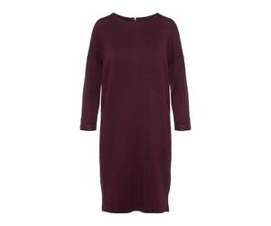 Vero Moda Robe Femme Tricotée Manches 3/4, Vin, S