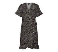 VERO MODA Robe 'Henna' beige / marron / noir, Taille 38