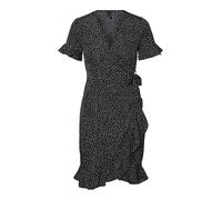 VERO MODA Robe 'Henna' noir / blanc, Taille 36