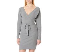 VERO MODA Robe Longue en Tricot VMHOLLYREM pour Femme, Mélange de Gris Moyen., XL