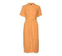 Vero Moda Robe midi VMMENNY pour Femme, Georgia Peach/AOP : chiné, M