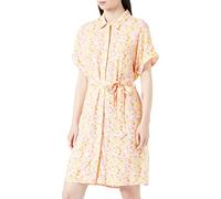 Vero Moda Robe pour Femme, Blanc Neige/AOP : Cille, M