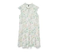 VERO MODA Robe 'VMAlba' vert / orange pastel / rose / blanc, Taille 40