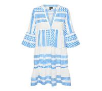 VERO MODA Robe 'VMDicthe' azur / blanc, Taille 34