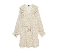 VERO MODA Robe 'VMPETRA' crème / mastic / brun foncé / gris, Taille 42