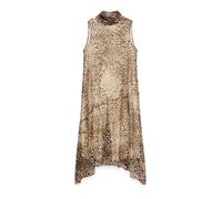 VERO MODA Robe 'VMSMILLA' écru / beige clair / brun foncé, Taille 38