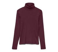 VERO MODA Rollnecktop Vmchloe Ls GA JRS Noos Débardeur à col roulé, Vin, XL Femmes