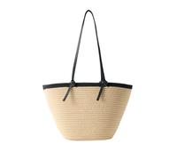 VERO MODA Sac de plage 'VMCAROLYN' beige / noir, Taille One Size