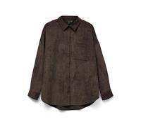 Vero Moda Sanne Courderoy Long Sleeve Shirt Marron XL Femme