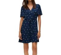 VERO MODA Short Dress Vmalba SS WVN GA Noos Robe Courte, Blazer Bleu Marine, XS Femmes