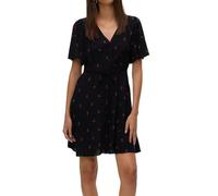 VERO MODA Short Dress Vmalba SS WVN GA Noos Robe Courte, Noir, XL Femmes
