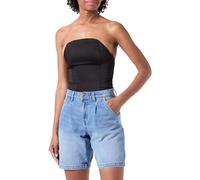 VERO MODA Vmevelyn LR Long Denim Short Gu3209, Bleu Jeans Clair, M Femme