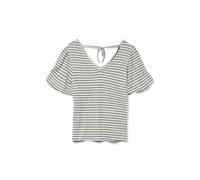 VERO MODA Short Top Vmgina JRS GA Noos Haut Court 2/4, Crème, S Femmes