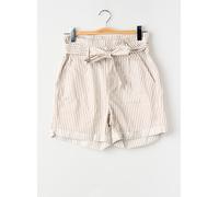 vero moda shorts / bermudas femme de couleur beige 36