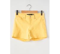 vero moda shorts / bermudas femme de couleur jaune 34