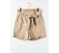 vero moda shorts / bermudas femme de couleur beige 34