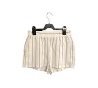 Vero Moda Shorts Courts pour Femmes Confortables Élégants Blancs à Rayures Taille S S
