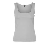 VERO MODA Square Vmmillion SL Carrée Top 2-Way JRS Noos, Super Light Grey Melange, XS Femmes
