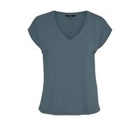 VERO MODA SS V-Neck Tee Vmfilli GA Noos T-Shirt à col en V, tempête, L Femmes