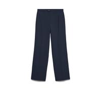 VERO MODA Straight Pant Vmtexas MW Pantalon Droit Noos, Blazer Bleu Marine, XL / 34L Femmes