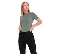 Vero Moda T-shirt VMPANDA Stretch uni manches courtes col bateau femme Laurel Wreath XXL