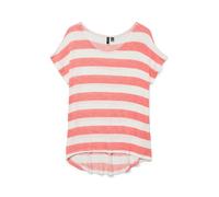 VERO MODA T-shirt fuchsia / blanc, Taille S