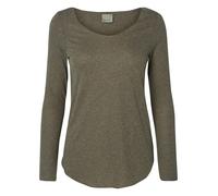 VERO MODA T-shirt 'LUA' marron chiné, Taille XS