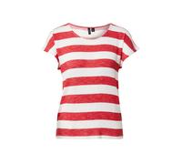 VERO MODA T-shirt rouge chiné / blanc, Taille XS