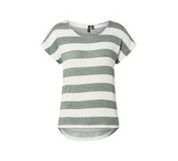 VERO MODA T-shirt vert chiné / blanc, Taille XS