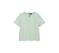 VERO MODA T-shirt 'VMABBY' vert clair / blanc, Taille XL