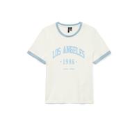 VERO MODA T-shirt 'VMALIA' bleu clair / blanc, Taille S