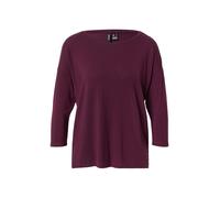 VERO MODA T-shirt 'VMAVA' lie de vin, Taille M
