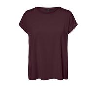 VERO MODA Femme Vmava Plain Top GA JRS Noos T-Shirt, Vin, XS EU