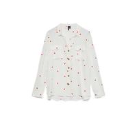 VERO MODA T-Shirt Vmbumpy L/S-New WVN Noos, Blanc, L Femme