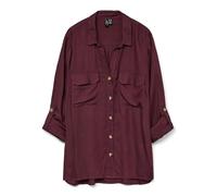 Vero Moda T-Shirt Vmbumpy L/S pour Femme New Noos, Vin, S