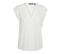 VERO MODA T-shirt 'VMCarrie' blanc naturel, Taille XS