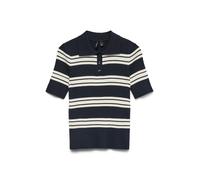 VERO MODA T-shirt 'VMDAISY' crème / bleu marine, Taille XS