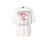 VERO MODA T-shirt 'VMLAURA' ivoire / orange / rose clair / noir, Taille S